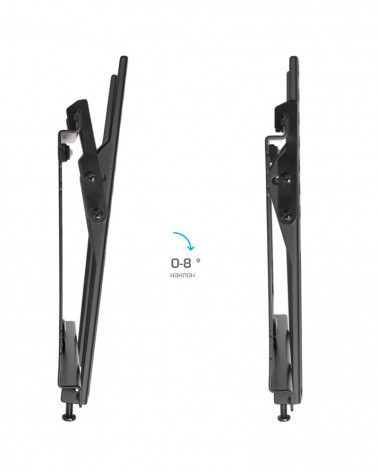 Kromax IDEAL-6 black кронштейн на стену для ТВ 15"-47