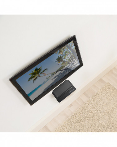 KROMAX MICRO-MONO BLACK полка для DVD и AV-техники