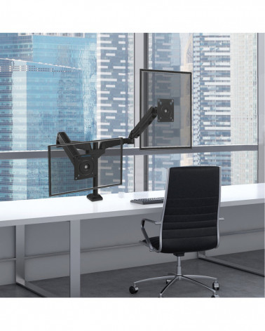 KROMAX OFFICE-12 BLACK настольный кронштейн для мониторов