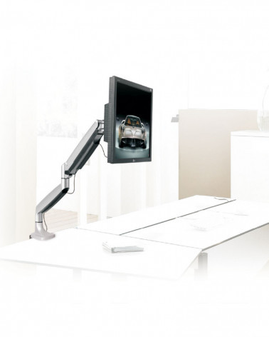 KROMAX OFFICE-21 SILVER Настольный кронштейн для мониторов