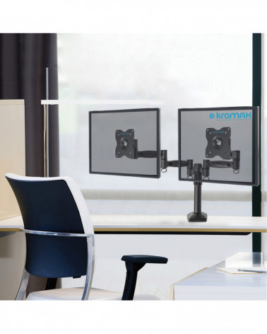 Kromax OFFICE-3 grey кронштейн для LCD/LED мониторов 15"-32"