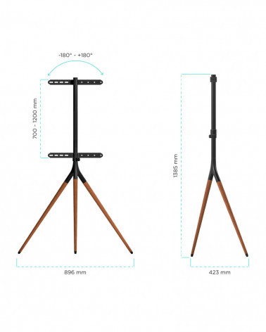 KROMAX OMEGA-11 Стойка-тренога для телевизоров 32"-70"