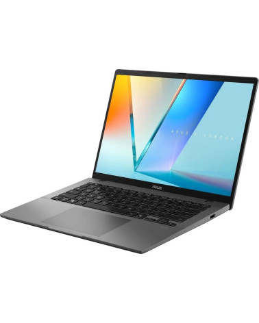 Ноутбук ASUS Vivobook S14 S3407CA-LY097 Intel Core Ultra 5 225H/16Gb/SSD512Gb/14"/IPS/WUXGA/1920x1200/60Hz/NoOS/Matte Gray/1.4kg