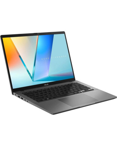 Ноутбук ASUS Vivobook S14 S3407CA-LY097 Intel Core Ultra 5 225H/16Gb/SSD512Gb/14"/IPS/WUXGA/1920x1200/60Hz/NoOS/Matte Gray/1.4kg