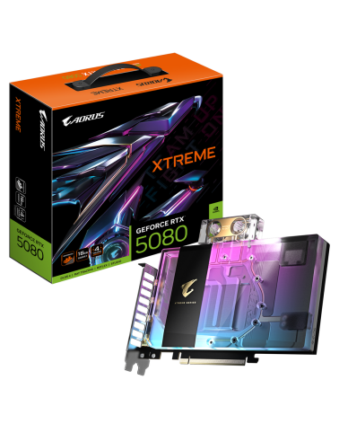 Видеокарта Gigabyte RTX5080 XTREME WATERFORCE WB 16GB GDDR7 256bit 3xDP HDMI LIQUID RTL