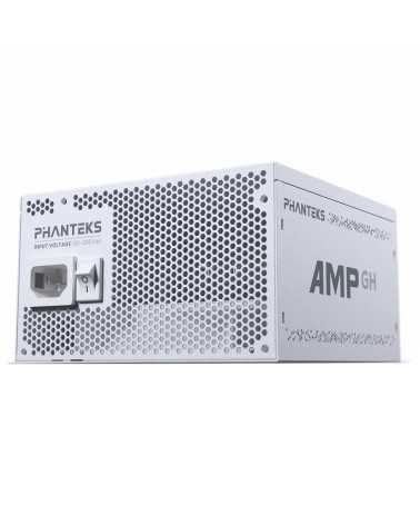 Блок питания PHANTEKS AMP GH 1000W (80 Plus Gold, ATX 3.1, PCIe 5.1, APFC, 120mm Fan, Fully Modular, White) / PH-P1000RT_WT01