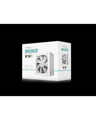 Блок питания Deepcool GAMERSTORM PF700X WH (ATX 2.52, 700W, PWM 120mm fan, Active PFC+DC to DC, 80+ BRONZE, белый) RET