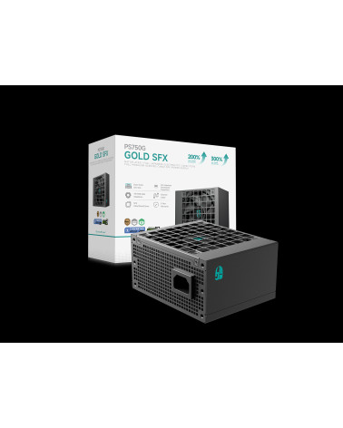 Блок питания Deepcool GAMERSTORM PS750G (SFX 4.1, ATX 3.1, 750W, Full Cable Management, 92mm fan, Cybenetics Platinum / PPLP Gol