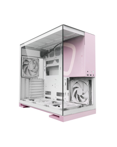 Корпус Geometric Future Model 5 White Pink with fans / mid tower, E-ATX / 5x140mm ARGB fans / 1AM5WKPK01100