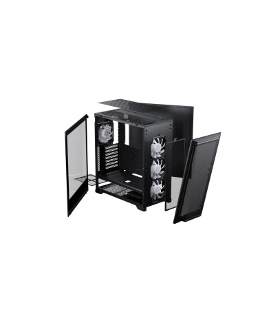 Корпус PHANTEKS Eclipse G370A, Black, 4x120mm ARGB Fan, Nylon front filter, TG, Mid-Tower / PH-EC370A_DBK01R