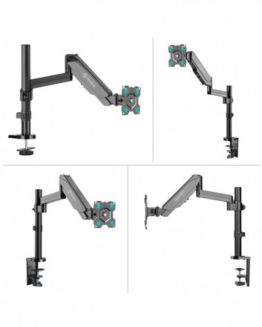 ONKRON G70 кронштейн (держатель) для монитора 13"-32" дюймов настольный, черный