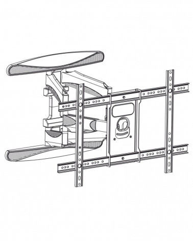 ONKRON M6L W белый кронштейн для телевизора 40"-75"