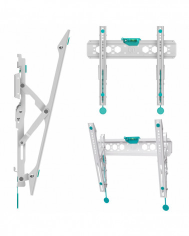 ONKRON TM5 W кронштейн для телевизора 32"-65" наклонный, белый