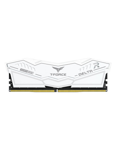 Модуль памяти DDR5 TEAMGROUP T-Force Delta RGB 32GB (2x16GB) 6600MHz CL34 (34-40-40-84) 1.4V / FF4D532G6600HC34DC01 / White