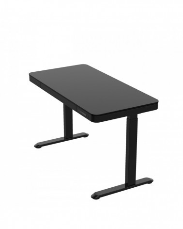 TableSage ET119W-С-FB /Цвет черный, столешница черный/ Стол с электрической регулировкой высоты , 1204-604мм