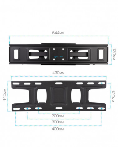TUAREX ALTA-605 BLACK Настенный кронштейн для LED/LCD телевизоров
