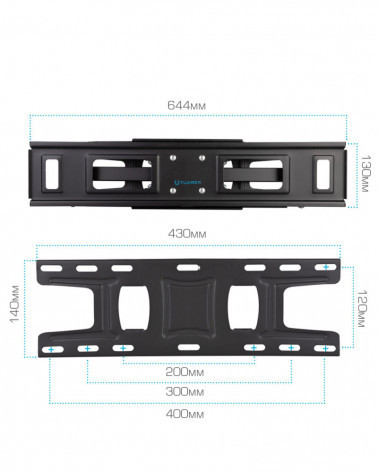 TUAREX ALTA-605 BLACK Настенный кронштейн для LED/LCD телевизоров
