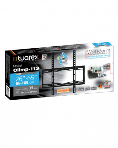 TUAREX OLIMP-113 BLACK настенный кронштейн для LED/LCD телевизоров 26"-65"