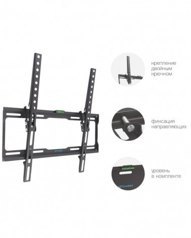 TUAREX OLIMP-114 BLACK настенный кронштейн для LED/LCD телевизоров 26"-65"