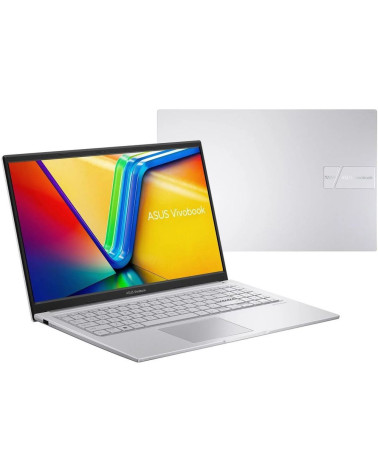 Ноутбук ASUS Vivobook 15 X1504VA-BQ4056 Intel Core 5 120U/16Gb (soldered D4)/SSD512Gb/UMA/15.6"/IPS/FHD/1920x1080/60Hz/NoOS/Silv