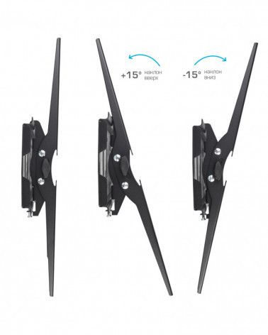 Tuarex Olimp-202 black кронштейн на стену для ТВ 32"-90"