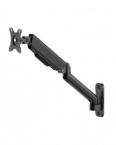 UniTeki FMG150 черный, кронштейн для телевизора или монитора 17"-32" на стену наклонно-поворотный газлифт