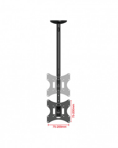 UniTeki LCD2101 черный потолочный кронштейн для диагонали 23"-43", 608-858мм