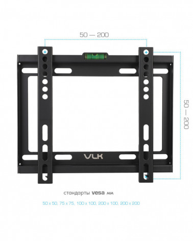 VLK TRENTO-35 BLACK кронштейн на стену для ТВ 15"-48"