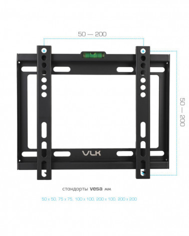 VLK TRENTO-35 BLACK кронштейн на стену для ТВ 15"-48"