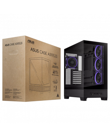 Корпус для ПК ASUS A31 PLUS TG ARGB BLACK