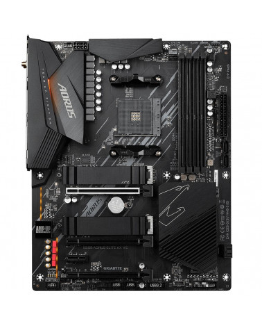 Материнская плата Gigabyte B550 AORUS ELITE AX V2, Socket AM4, AMD B550, 4xDDR4-3200, HDMI+DP, 3xPCI-Ex16, 1xPCI-Ex1, 4xSATA3(RA