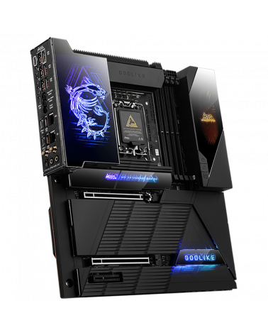 Материнская плата MSI MEG Z890 GODLIKE Z890, LGA1851, 4*DDR5, 2*PCIEx16, 1*PCIEx4, 8*M.2, 7*TypeC, 8*USB3.2Gen2, 4*USB3.2Gen1, 4
