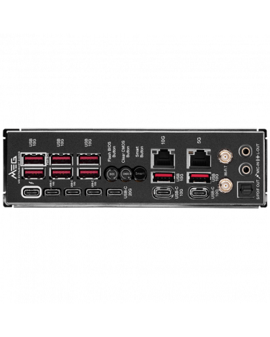 Материнская плата MSI MEG Z890 GODLIKE Z890, LGA1851, 4*DDR5, 2*PCIEx16, 1*PCIEx4, 8*M.2, 7*TypeC, 8*USB3.2Gen2, 4*USB3.2Gen1, 4