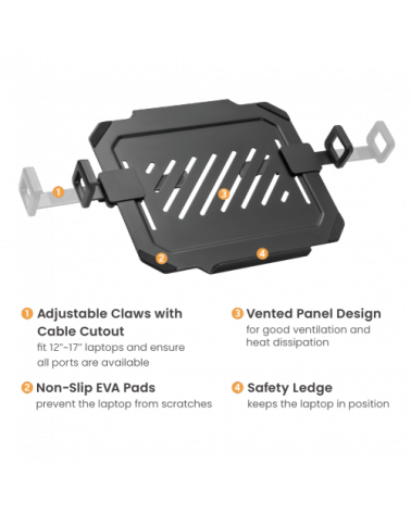 LUMI NBH-8 Universal Laptop Holder for Monitor Arms универсальный адаптер для ноутбука 14-17"