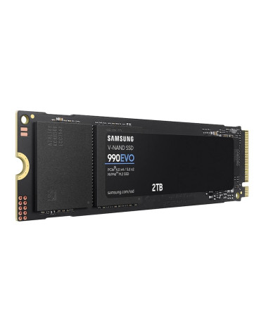 Твердотельный накопитель SSD Samsung M.2 2280 2TB 990 EVO NVMe 2.0, PCIe 4.0 x4, V-NAND
TLC, R/W 5000/4200MB/s, IOPs 700 000/800