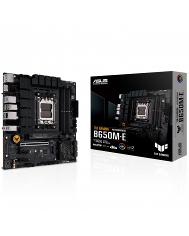 Материнская плата ASUS TUF GAMING B650M-E AM5 mATX 4xDDR5 PCIEx16 2xPCIEx1 2xM.2 USB-C 2xDP HDMI 2.5GLAN