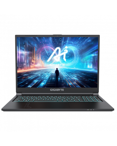 Ноутбук Gigabyte G6 MF Intel Core i7-13620H/16Gb/SSD512Gb/RTX4050 6Gb/16"/IPS/FHD+/165Hz/NoOS/black (MF- H2KZ893KD) 