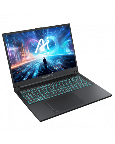 Ноутбук Gigabyte G6 MF Intel Core i7-13620H/16Gb/SSD512Gb/RTX4050 6Gb/16"/IPS/FHD+/165Hz/NoOS/black (MF- H2KZ893KD) 