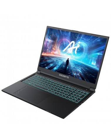 Ноутбук Gigabyte G6 MF Intel Core i7-13620H/16Gb/SSD512Gb/RTX4050 6Gb/16"/IPS/FHD+/165Hz/NoOS/black (MF- H2KZ893KD) 