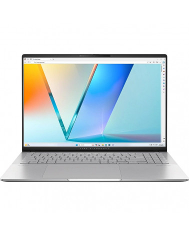Ноутбук ASUS Vivobook S16 OLED M5606WA-MX025 AMD Ryzen 9 HX 370/32Gb/1Tb/16"/OLED/3200x2000/120Hz/NoOS/Silver (90NB14B3-M002J0)