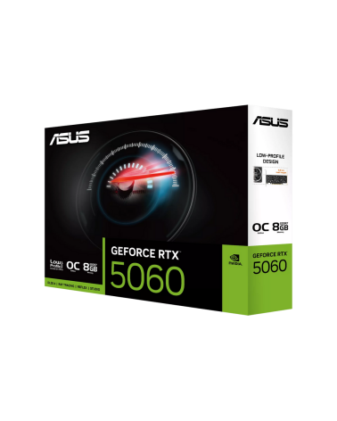 Видеокарта ASUS RTX5060 LP BRK OC 8GB GDDR7 128bit 1xDP 2xHDMI 3FAN LP RTL (RTX5060-O8G-LP-BRK)