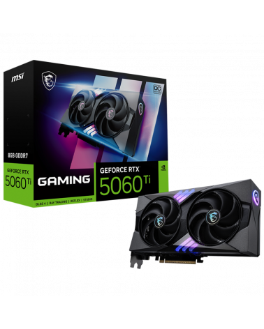 Видеокарта MSI RTX5060Ti GAMING OC 8GB GDDR7 128bit 3xDP HDMI 2FAN RTL