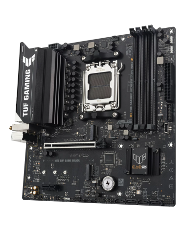 Материнская плата ASUS TUF GAMING A620AM-PLUS WIFI AM5 mATX 4xDDR4 PCIEx16 2xPCIEx1 2xM.2 2xDP HDMI 2.5GLAN WIFI 6