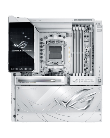 Материнская плата ASUS ROG CROSSHAIR X870E GLACIAL AM5 E-ATX 4xDDR5 2xPCIEx16 2xM.2 2xUSB-C 2x10GLAN WiFi 7