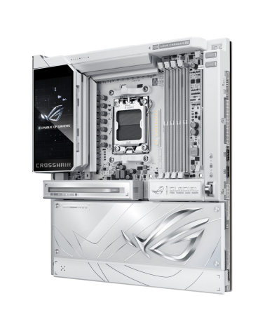 Материнская плата ASUS ROG CROSSHAIR X870E GLACIAL AM5 E-ATX 4xDDR5 2xPCIEx16 2xM.2 2xUSB-C 2x10GLAN WiFi 7