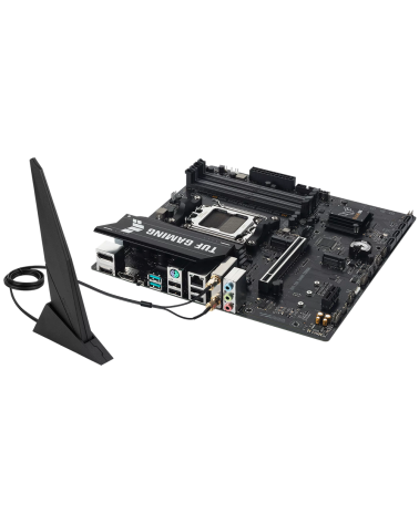 Материнская плата ASUS TUF GAMING A620AM-PLUS WIFI AM5 mATX 4xDDR4 PCIEx16 2xPCIEx1 2xM.2 2xDP HDMI 2.5GLAN WIFI 6