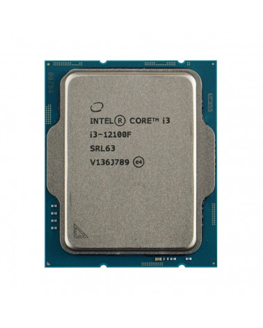 Центральный Процессор Intel Core i3-12100F OEM (Alder Lake, Intel 7, C4(0EC/4PC)/T8, Performance Base 3,30GHz(PC), Turbo 4,30GHz