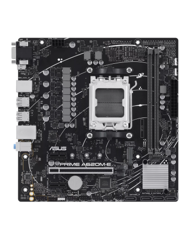 Материнская плата ASUS PRIME A620M-E-CSM AM5 mATX 2xDDR5 PCIEx16 2xPCIEx1 M.2 DP HDMI VGA GLAN