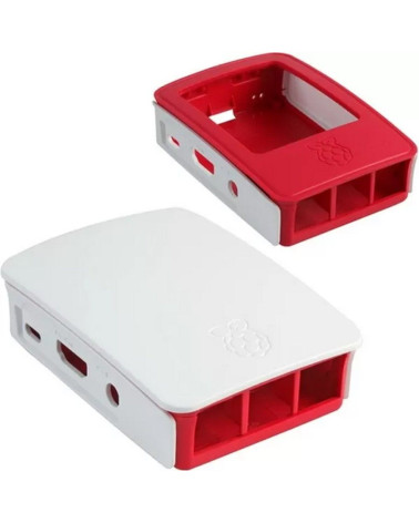 Корпус ACD RA129  Red+White ABS Plastic case for Raspberry Pi 3 B/B+ (аналог арт.54201)(RASP1952) RA129 Корпус ACD Red+White ABS