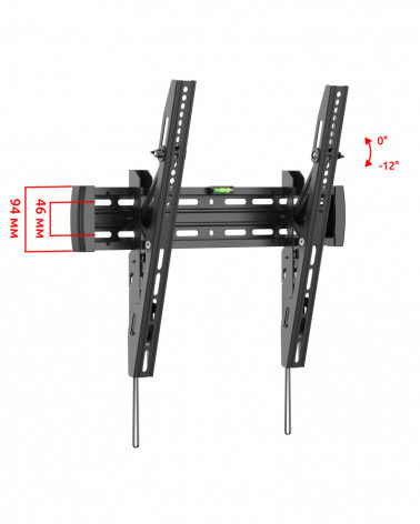 UNITEKI TM4040RD PRO LINE наклонный кронштейн для ТВ 37"-70", чёрный